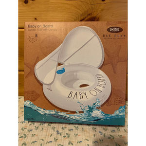 Rae Dunn Baby on Board Toddler Float with Canopy NIB